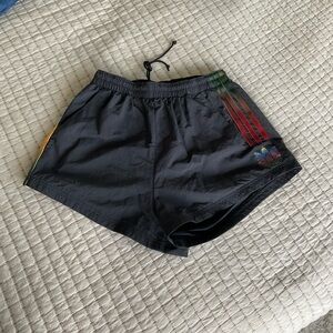 Adidas Shorts with Rainbow Accents